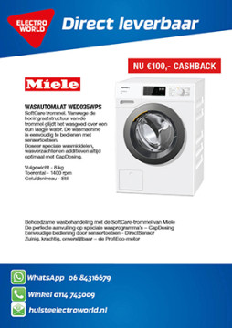 Miele WED035WPS 1069,- na 100,- cashback via Miele